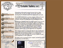 Tablet Screenshot of nlestatesales.com